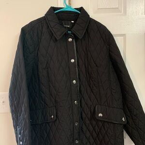 Chico's Black Quilted Jacket